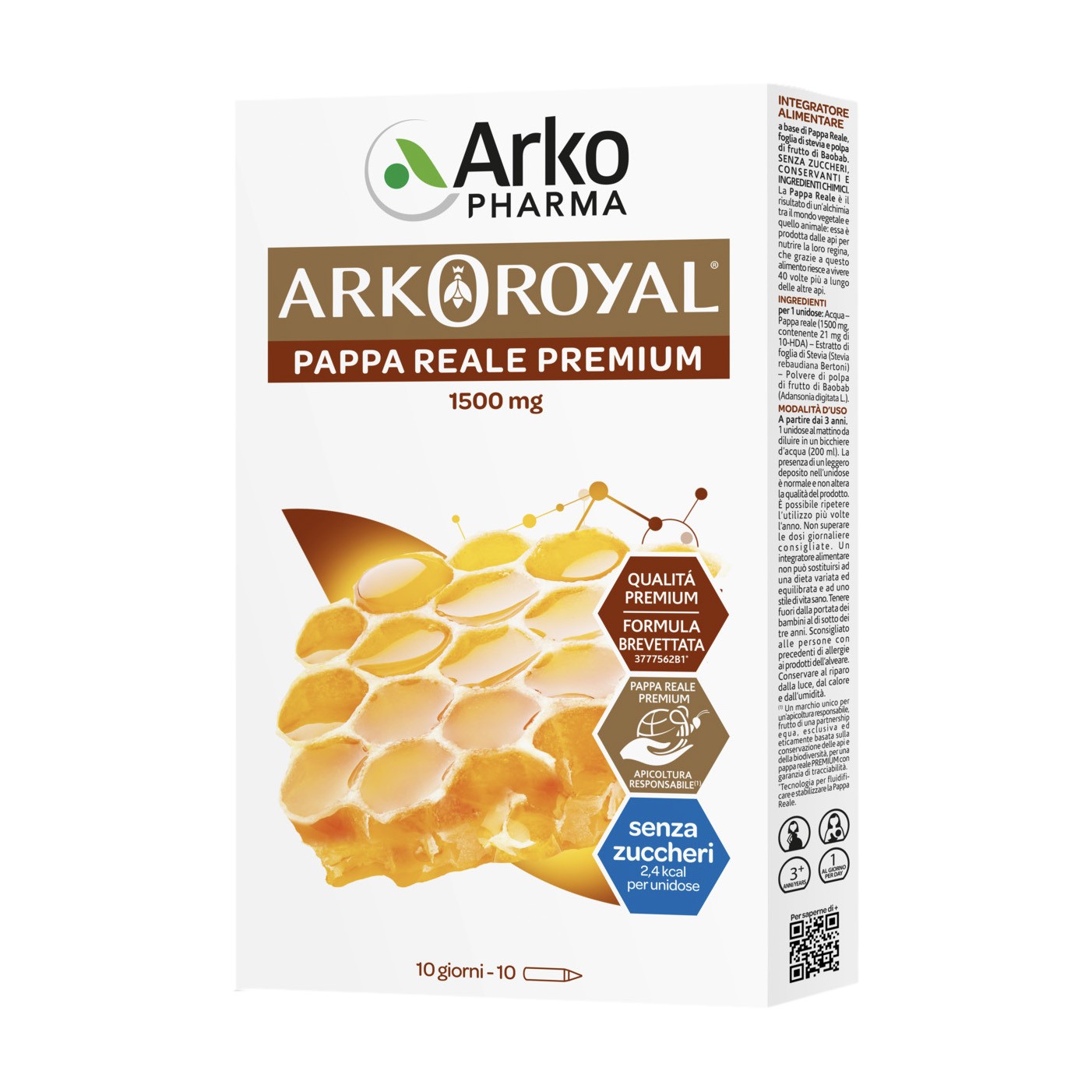 image - 982750958 - ARKOROYAL PAPPA REALE 1500MG SENZA ZUCCHERO 10 FLACONCINI DA 15 ML - 4709966_2.jpg