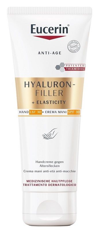 Eucerin Hyaluron Filler Elasticity Crema idratazione mani Anti Macchie Antiage 75ml