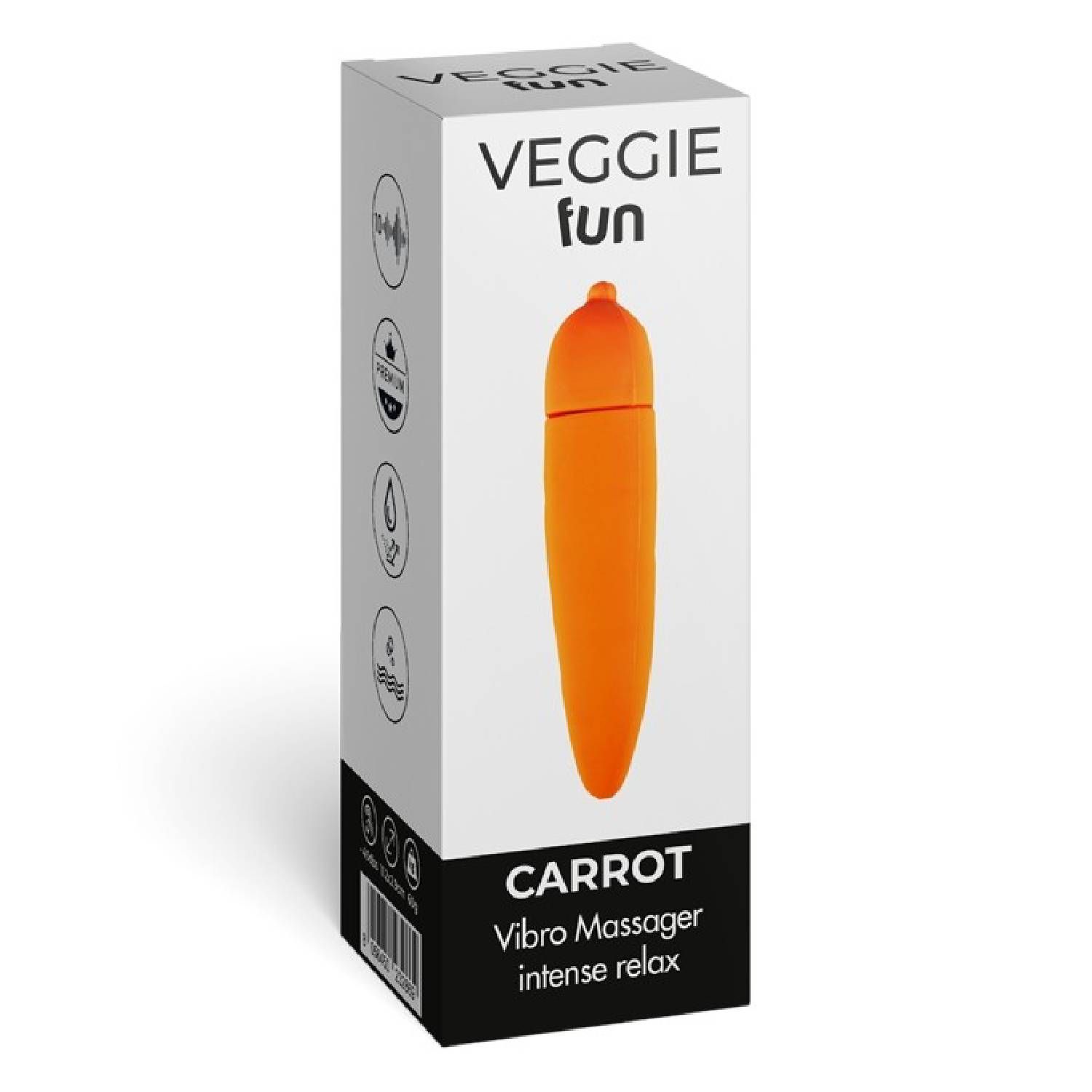 Lr Company Veggie Fun Carrot Vibro Massager Intense Relax 1 Pezzo