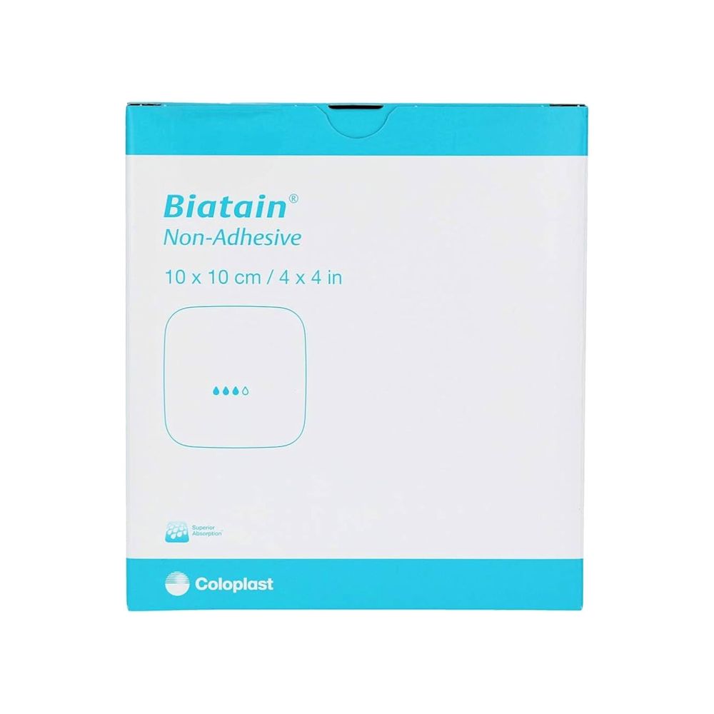 image - 902237128 - Medicazione in schiuma di poliuretano non adesiva 10x10cm, confezione da 10 pezzi, per la gestione di lesioni cutanee. - 0006985_2.jpg