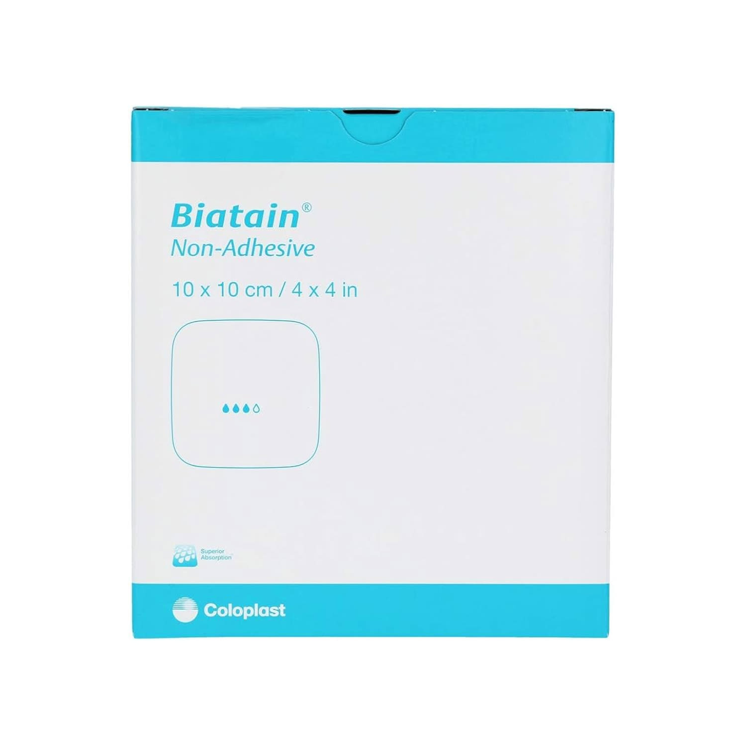 image - 902237128 - Medicazione in schiuma di poliuretano non adesiva 10x10cm, confezione da 10 pezzi, per la gestione di lesioni cutanee. - 0006985_2.jpg