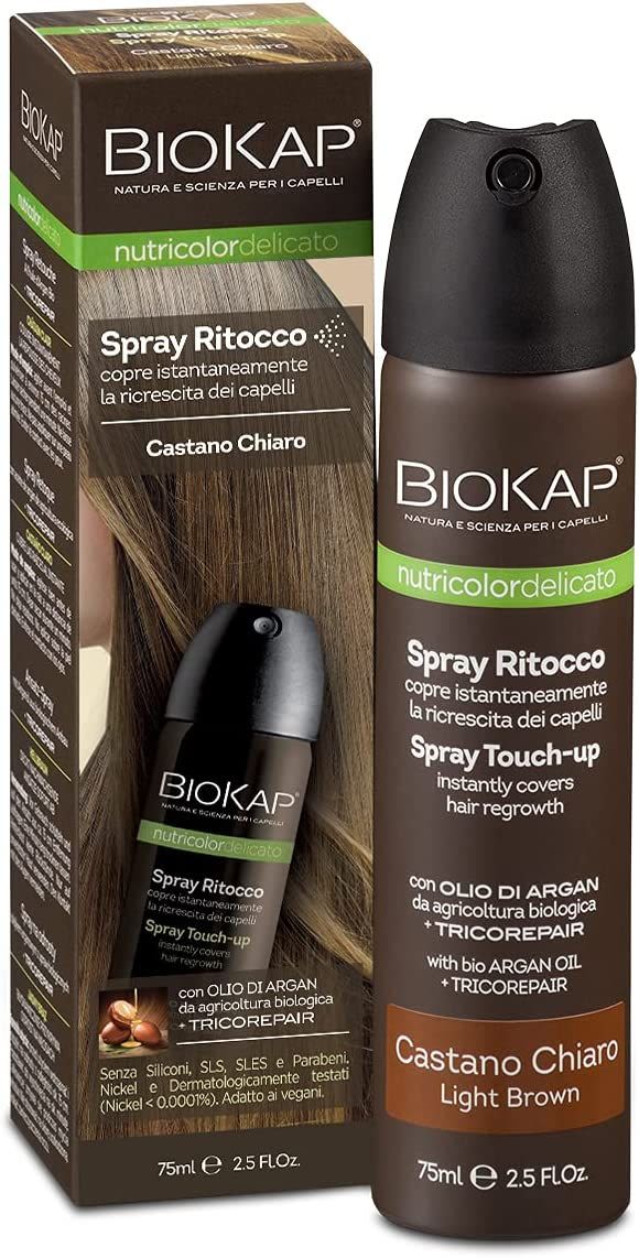 935848491 - Biokap Nutricolor Delicato Spray Ritocco Castano chiaro 75ml - 4724016_2.jpg