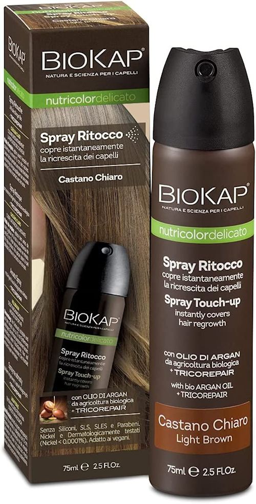 935848491 - Biokap Nutricolor Delicato Spray Ritocco Castano chiaro 75ml - 4724016_2.jpg