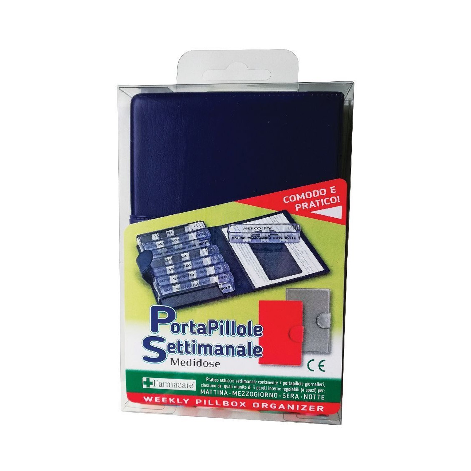 image - 974644458 - Portapillole settimanale pratico che consente di organizzare facilmente i farmaci suddividendoli per giorni e momenti della giornata. - 4867494_2.jpg