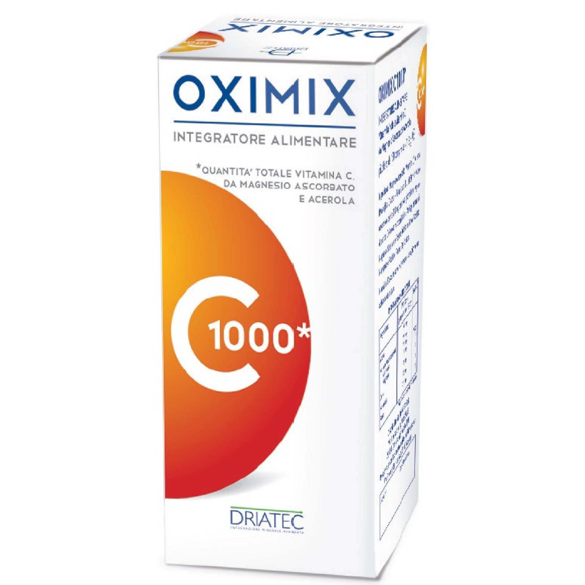 Oximix C 1000 Integratore a base di Vitamina C 160 Compresse