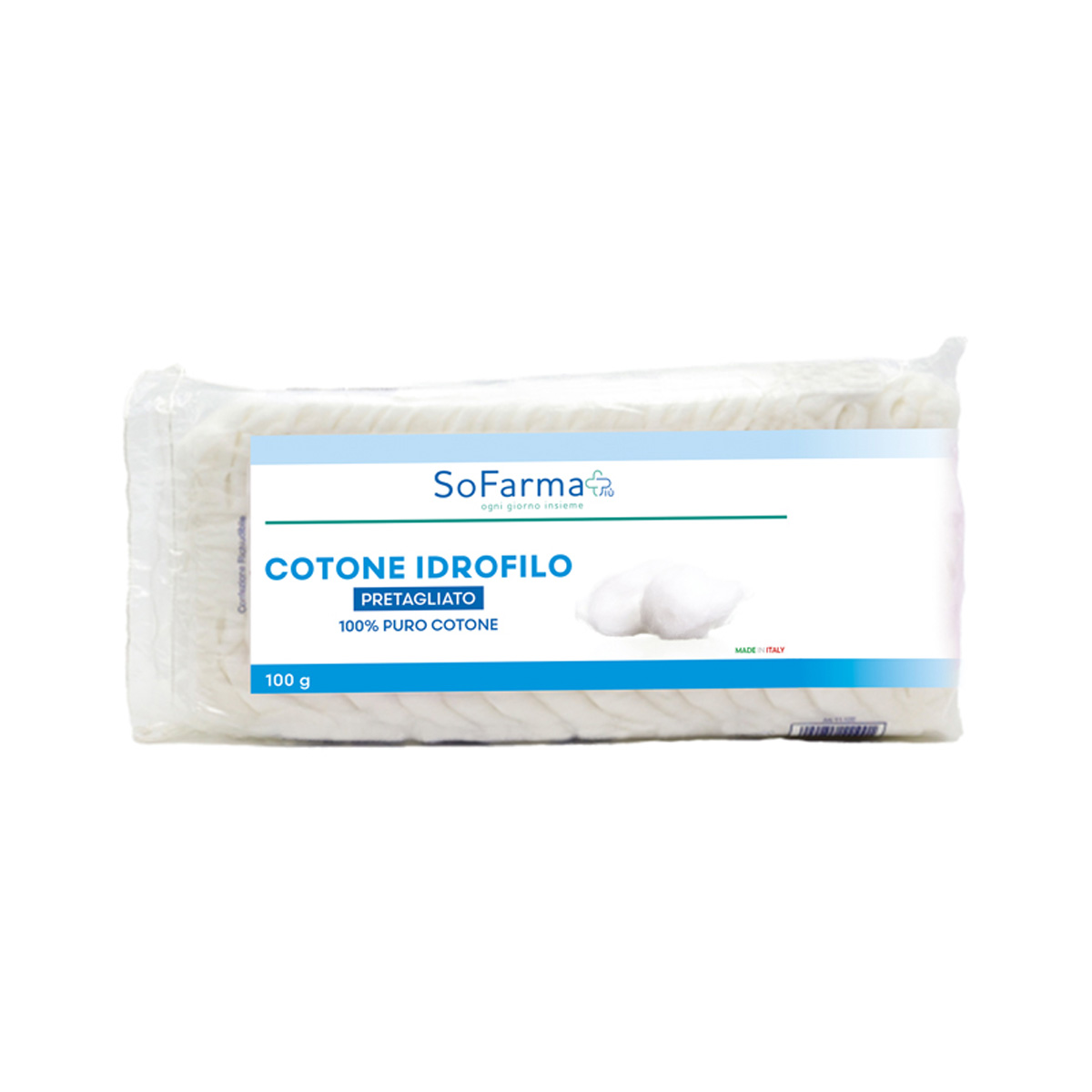 Sofarma Cotone Idrofilo Pretagliato 100g