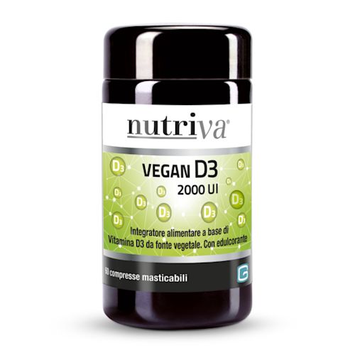 image - 974887731 - NUTRIVA VEGAN D3 60 COMPRESSE 2000 UI - 4731608_1.jpg