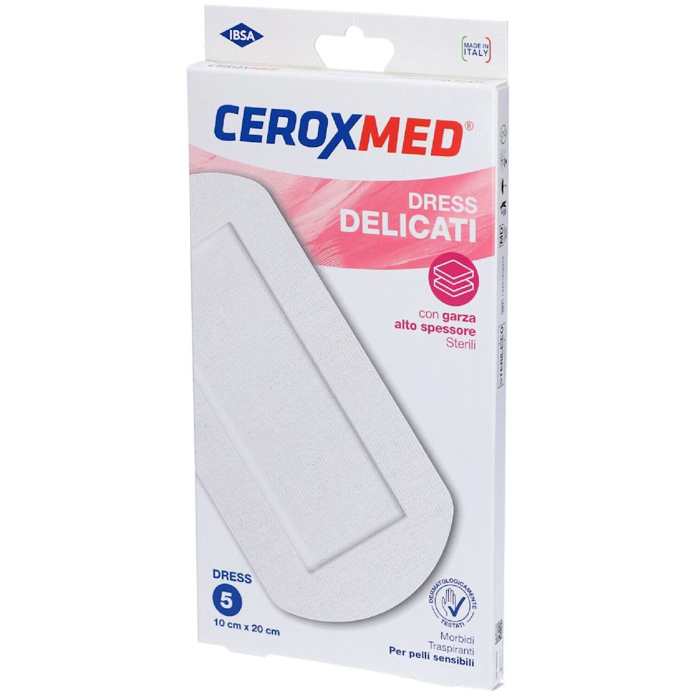 983366992 - CEROTTI COMPRESSE DRESS CEROXMED DELICATI 10X20 CM 5 PEZZI - 0005649_1.jpg