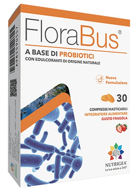 Florabus Integratore Probiotici 30 Compresse Masticabili