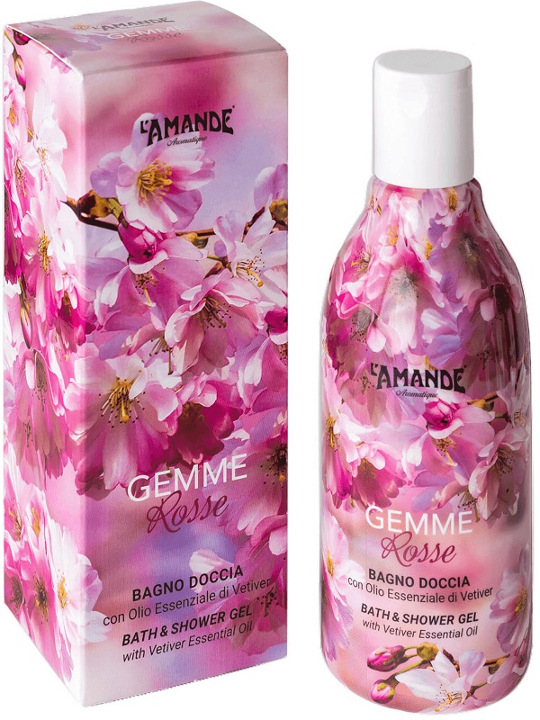 L'amande Bagno Doccia Gemme Rosse 250ml