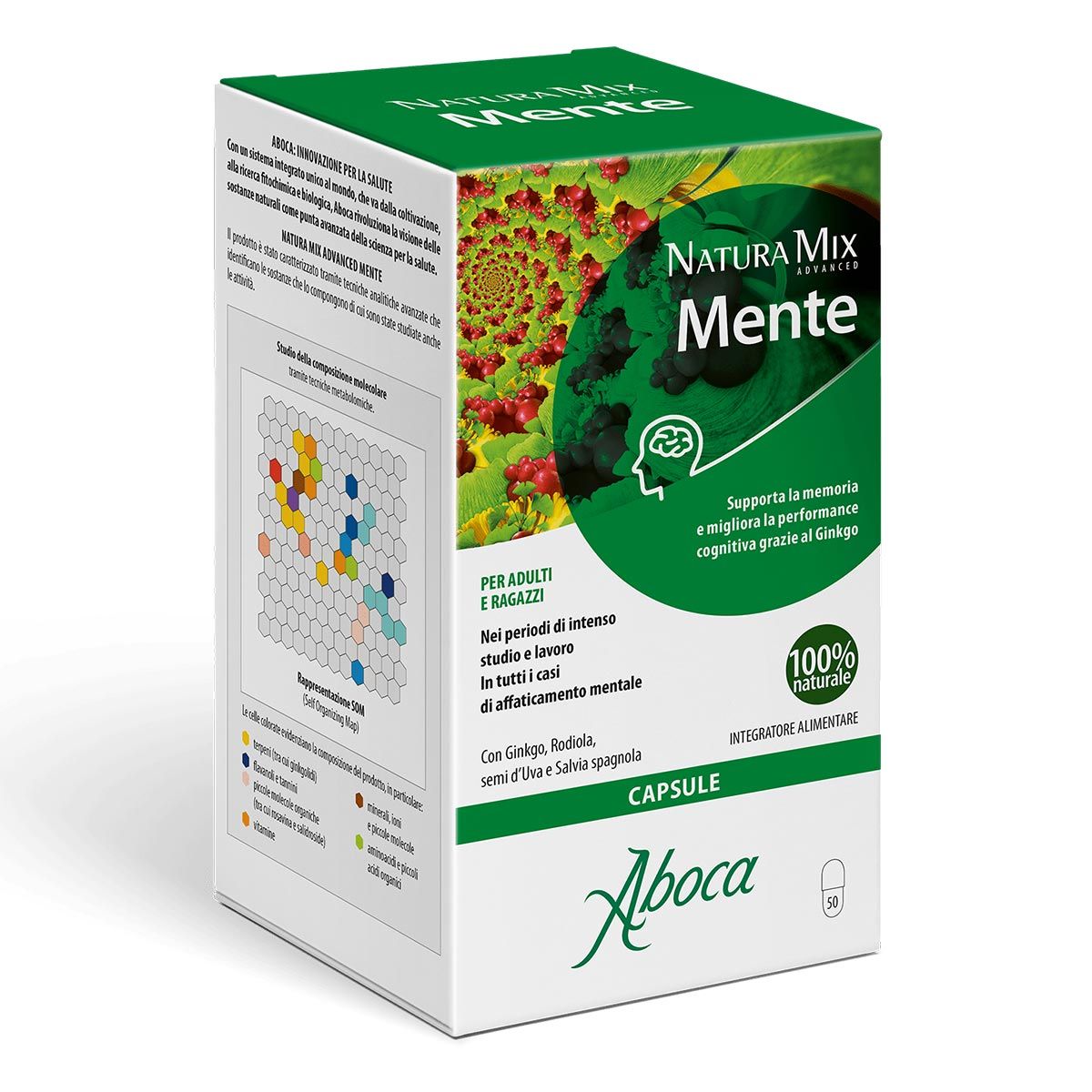 Aboca Natura Mix Advanced Mente 50 Opercoli