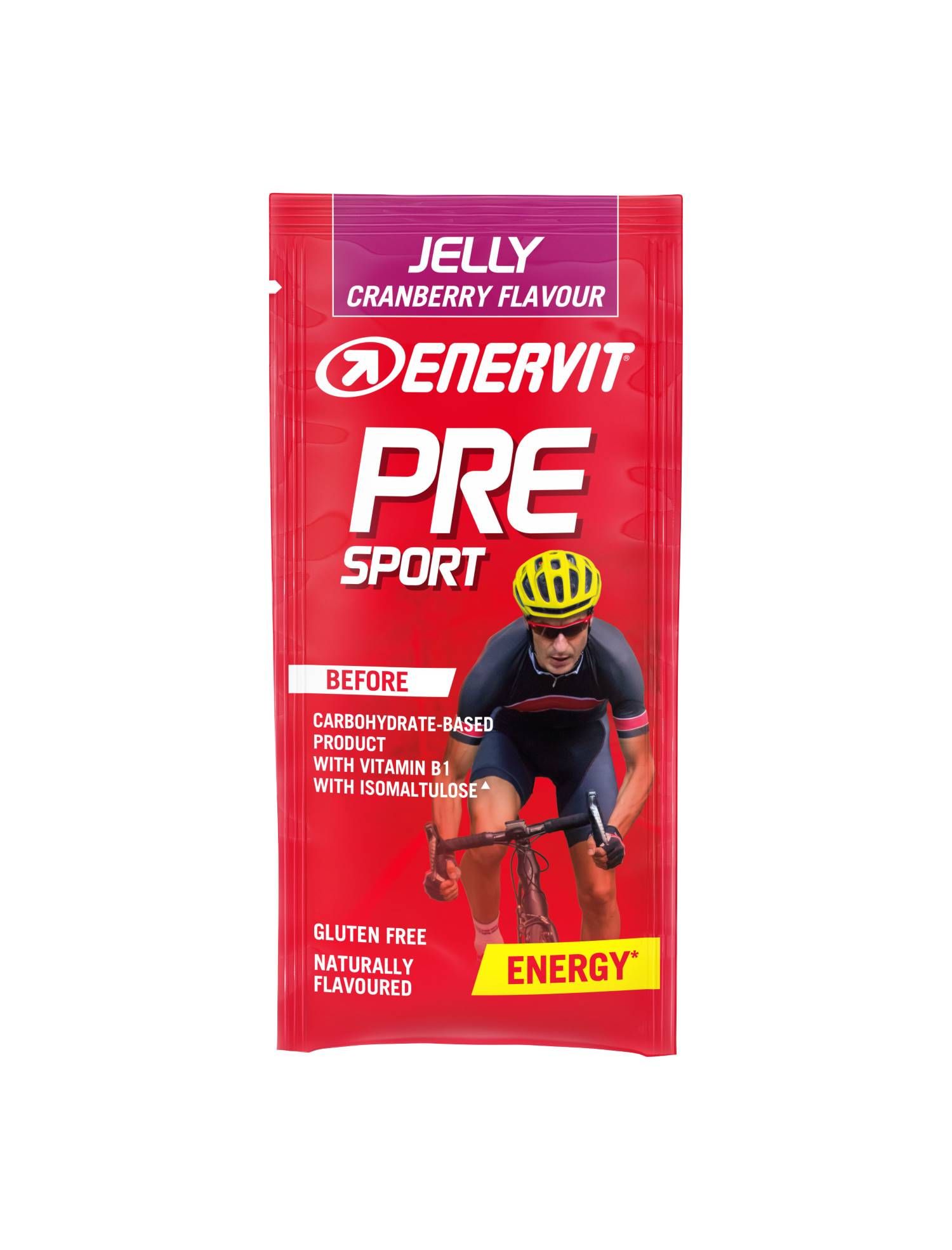 Enervit Pre Sport Gelatina Gusto Mirtillo Rosso Integratore per sportivo 1 Busta