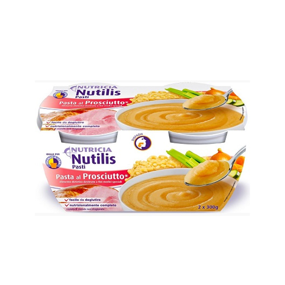 Nutilis Pasti Pasta Al Prosciutto 2x300g