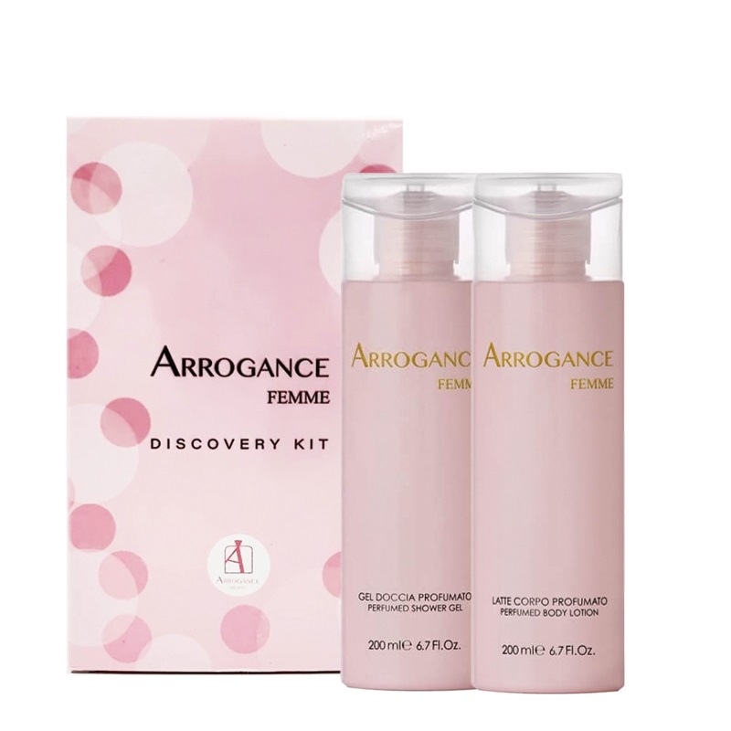 Arrogance Cofanetto Donna Doccia gel 200ml + Lozione Corpo 200ml