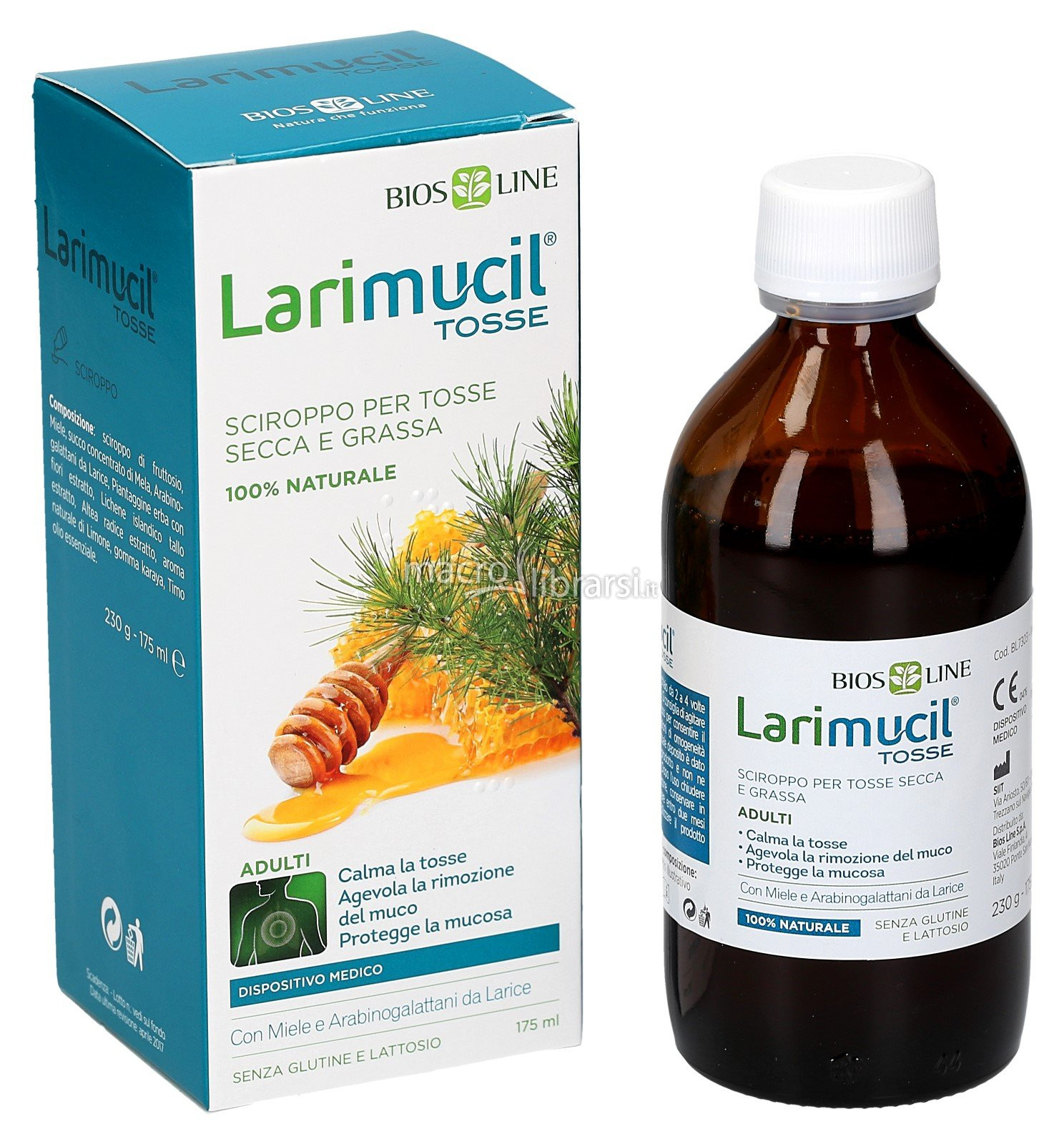 Bios Line Larimucil Tosse per Adulti Sciroppo 175ml