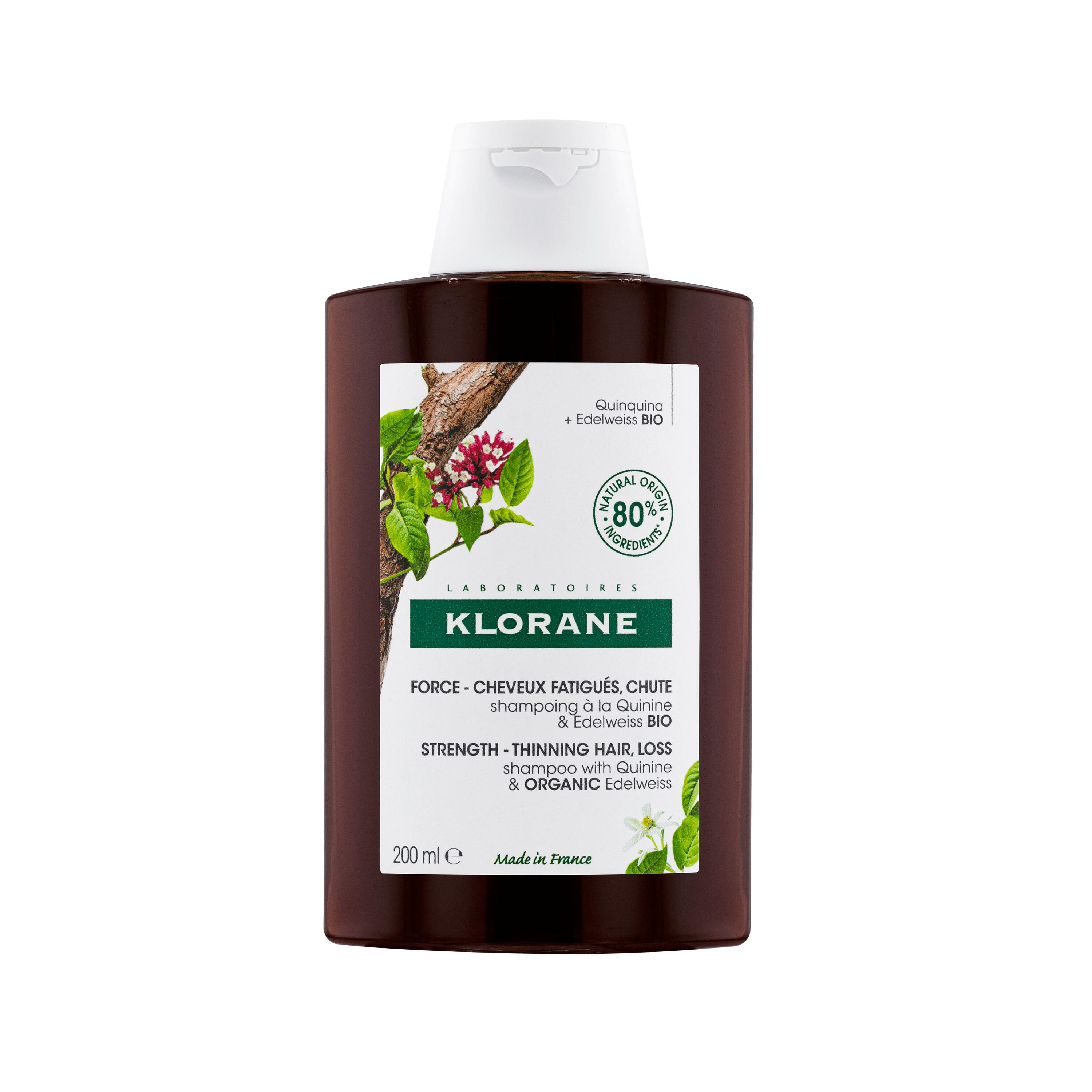 Klorane Shampoo Alla Chinina E Stella Alpina Bio Caduta Dei Capelli, Capelli Indeboliti 200ml