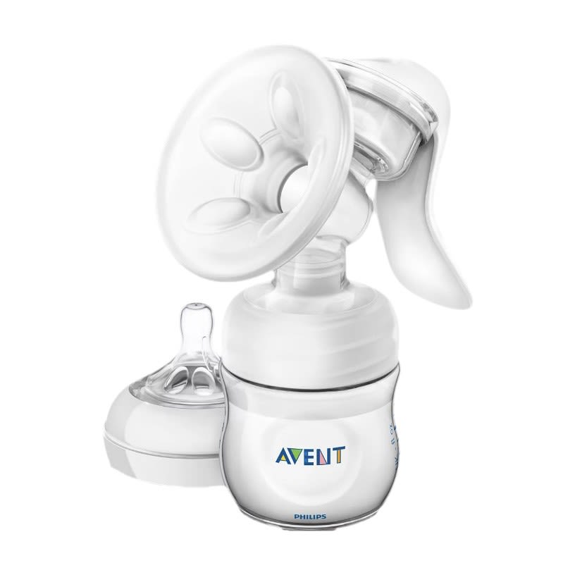 image - 981992338 - Tiralatte manuale Avent con design esclusivo che permette al latte di fluire direttamente dal seno al biberon, anche in posizione eretta, e cuscinetto massaggiante per stimolare delicatamente il flusso di latte. - 4874896_2.jpg