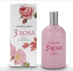 L'erbolario 3 Rosa Acqua Profumo Donna 100ml