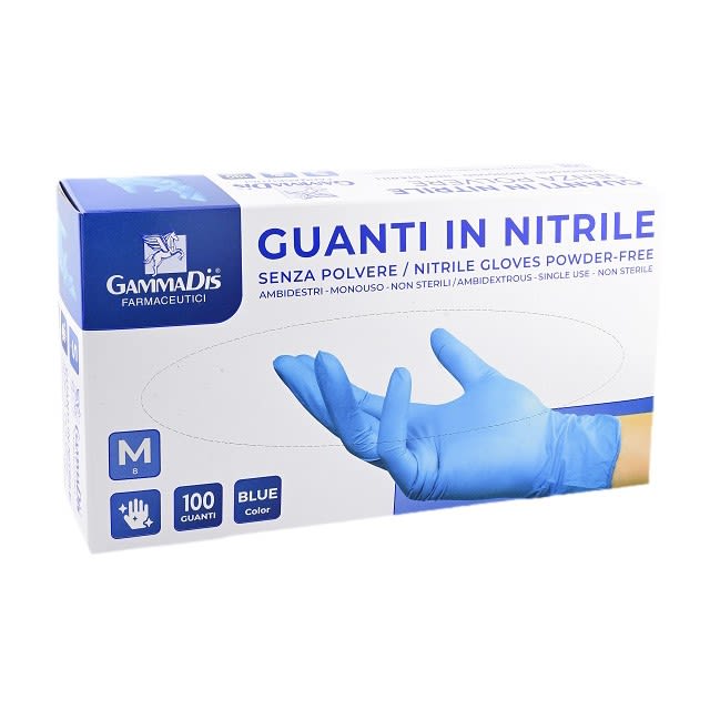image - 971970292 - Guanto in nitrile monouso senza polvere, ideale per uso ambulatoriale, medicazione e protezione contro rischi chimici e biologici. - 4869419_2.jpg