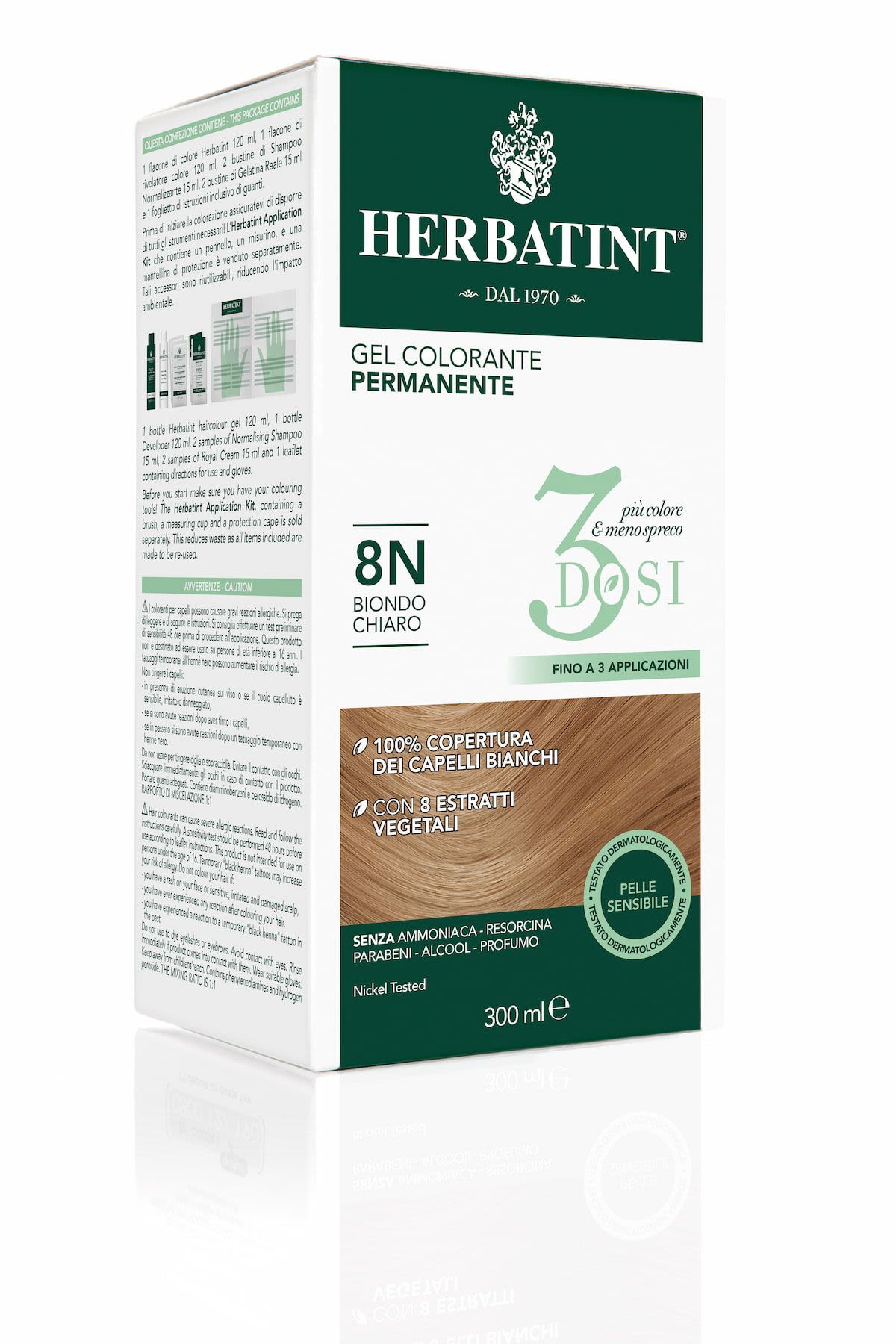 image - 975906722 - Herbatint Gel colorante permanente 3 dosi 8n biondo chiaro 300ml - 4732913_2.jpg