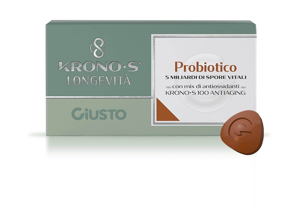 Kronos Longevità Probotico Integratore Spore Vitali 20 Compresse