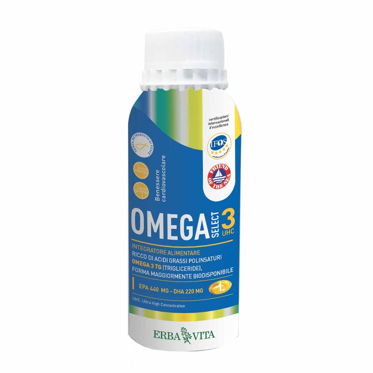 Erba Vita Omega Select 3 Uhc Integratore Fegato 240 Perle