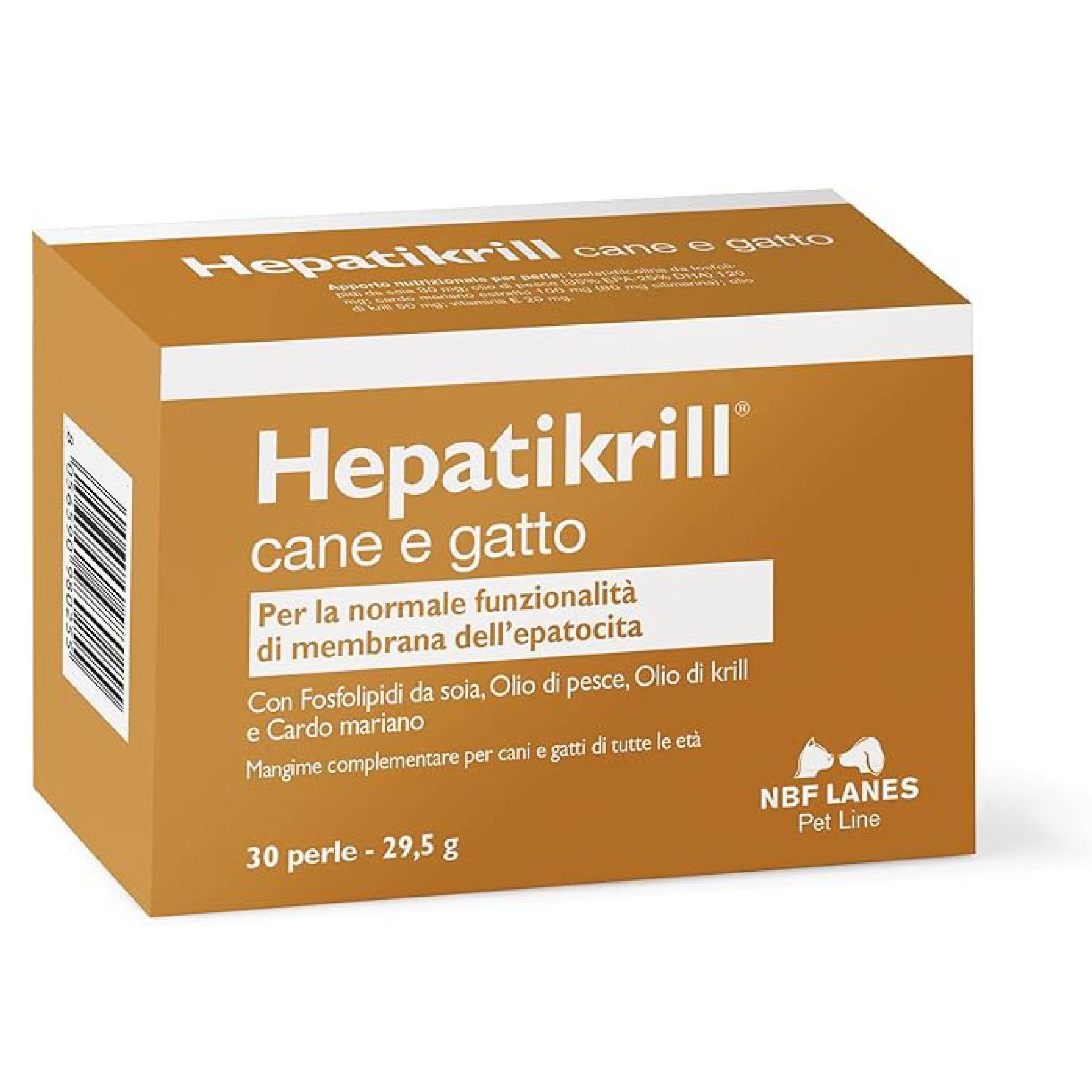 Hepatikrill Funzione Epatica Cani E Gatti 30 Perle