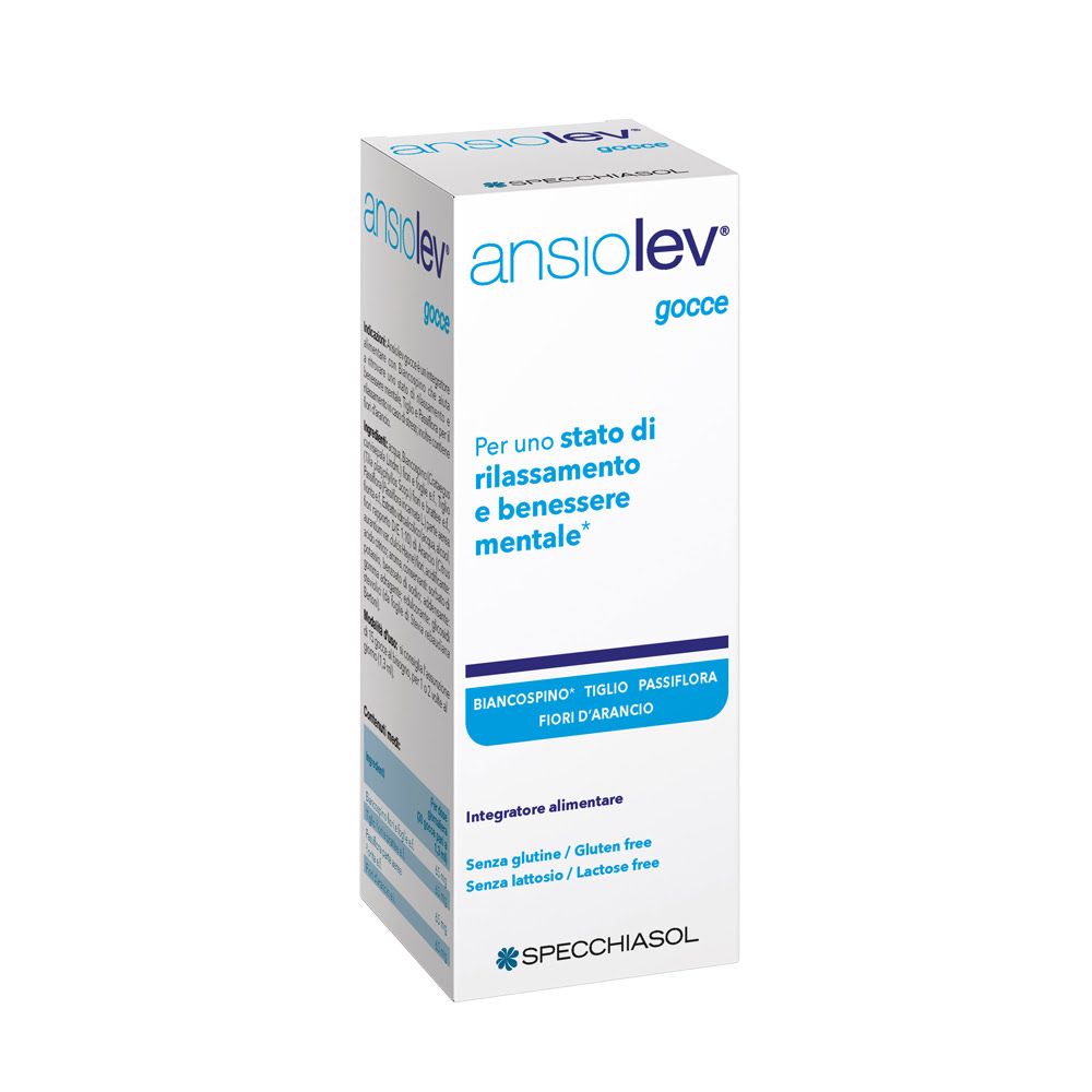 Specchiasol Ansiolev Integratore Ansia Gocce Orali 20ml