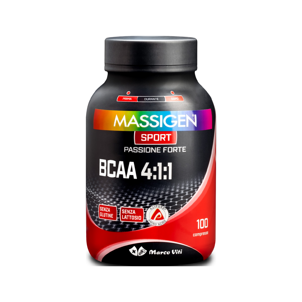 Massigen Sport Bcaa 4:1:1 Aminoacidi Ramificati 100 Compresse