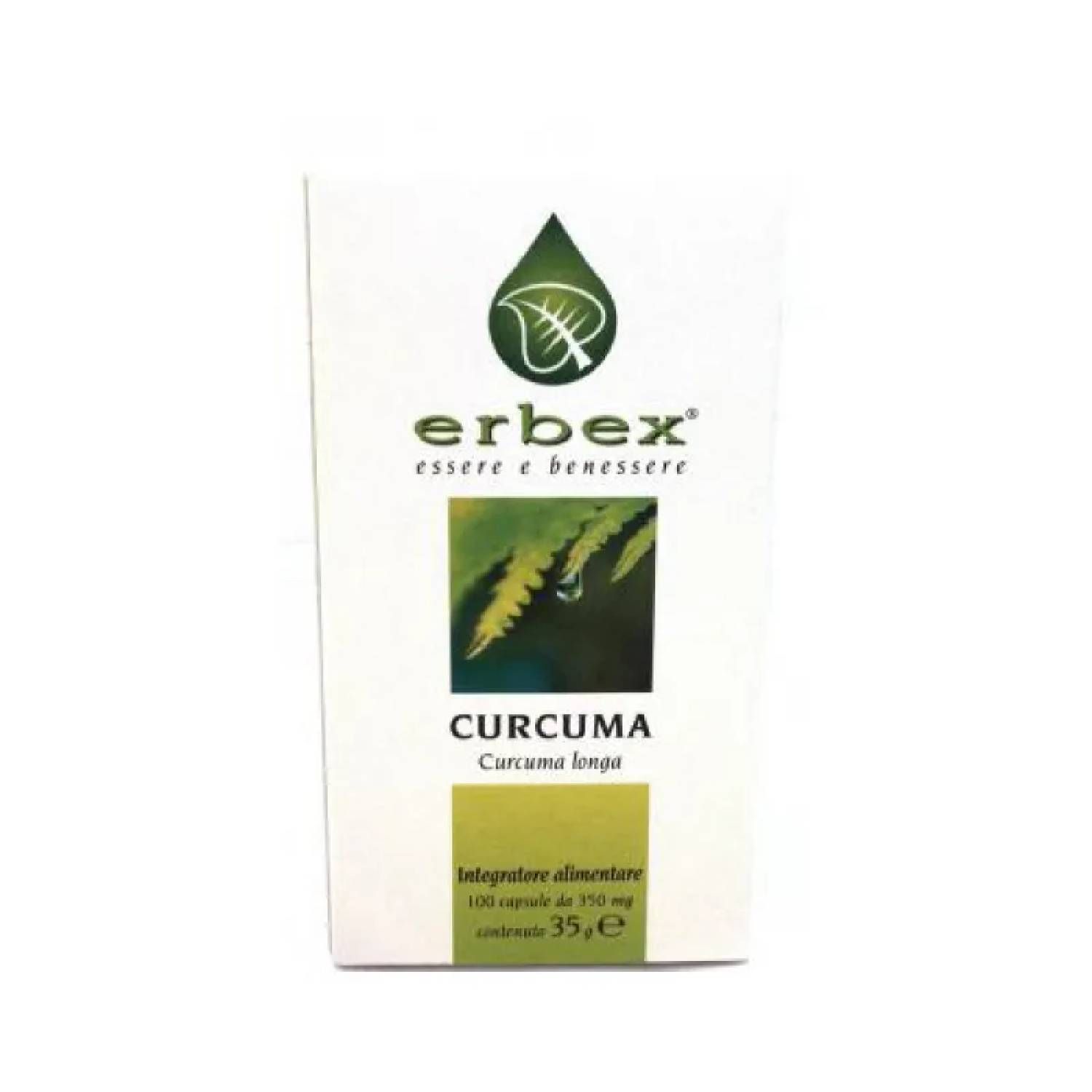 Erbex Curcuma Integratore immunostimolante 100 Capsule