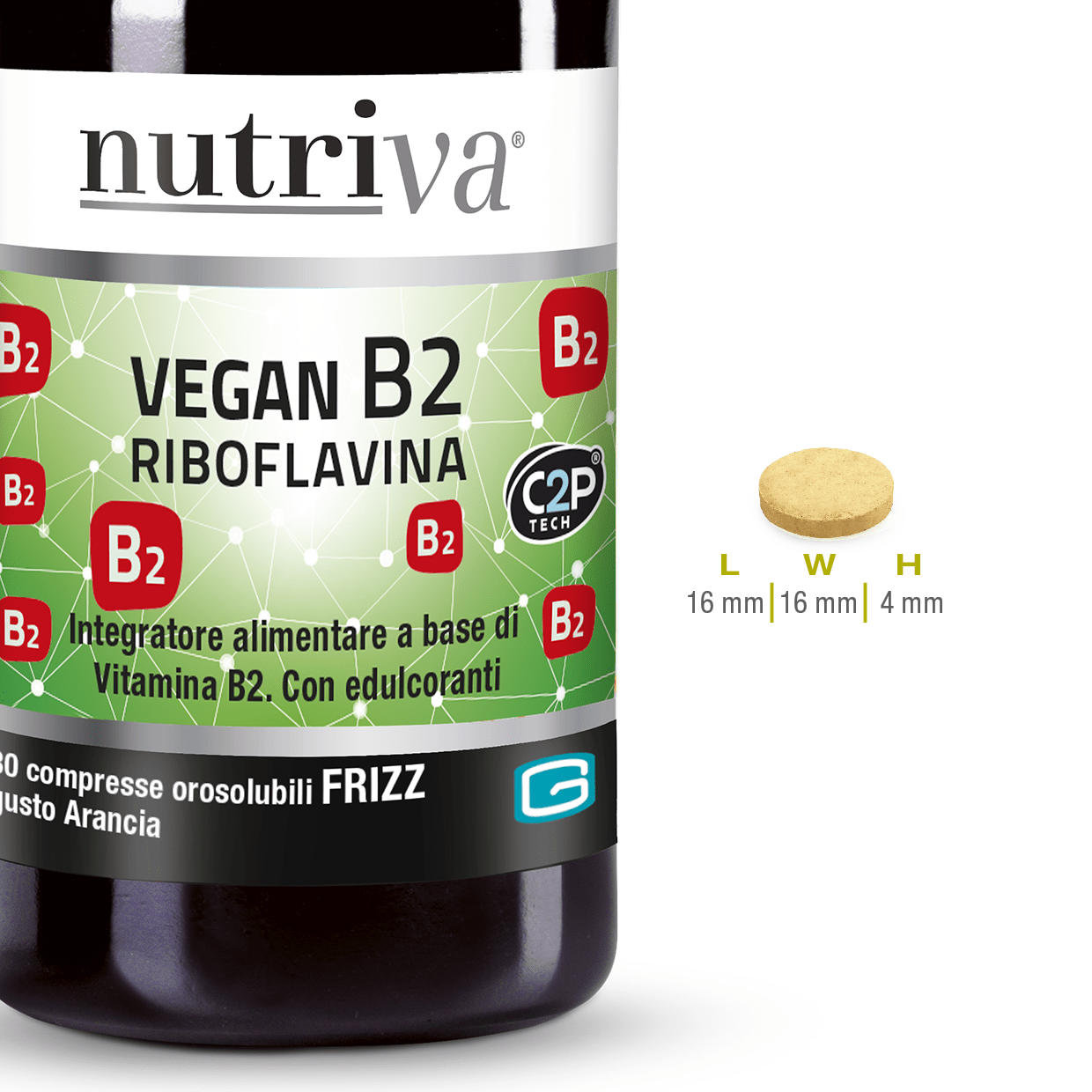 984950752 - Nutriva Vegan B2 Riboflavina Integratore Energetico 30 compresse - 4741708_3.jpg