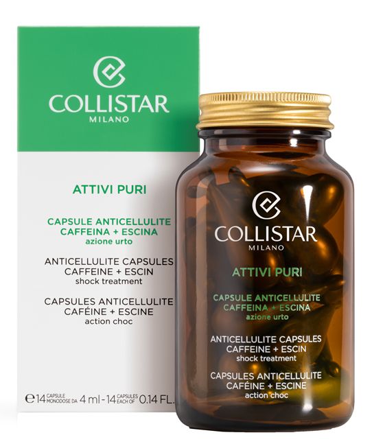 Collistar Attivi Puri Integratore Anti Cellulite Caffeina + Escina 14 Capsule