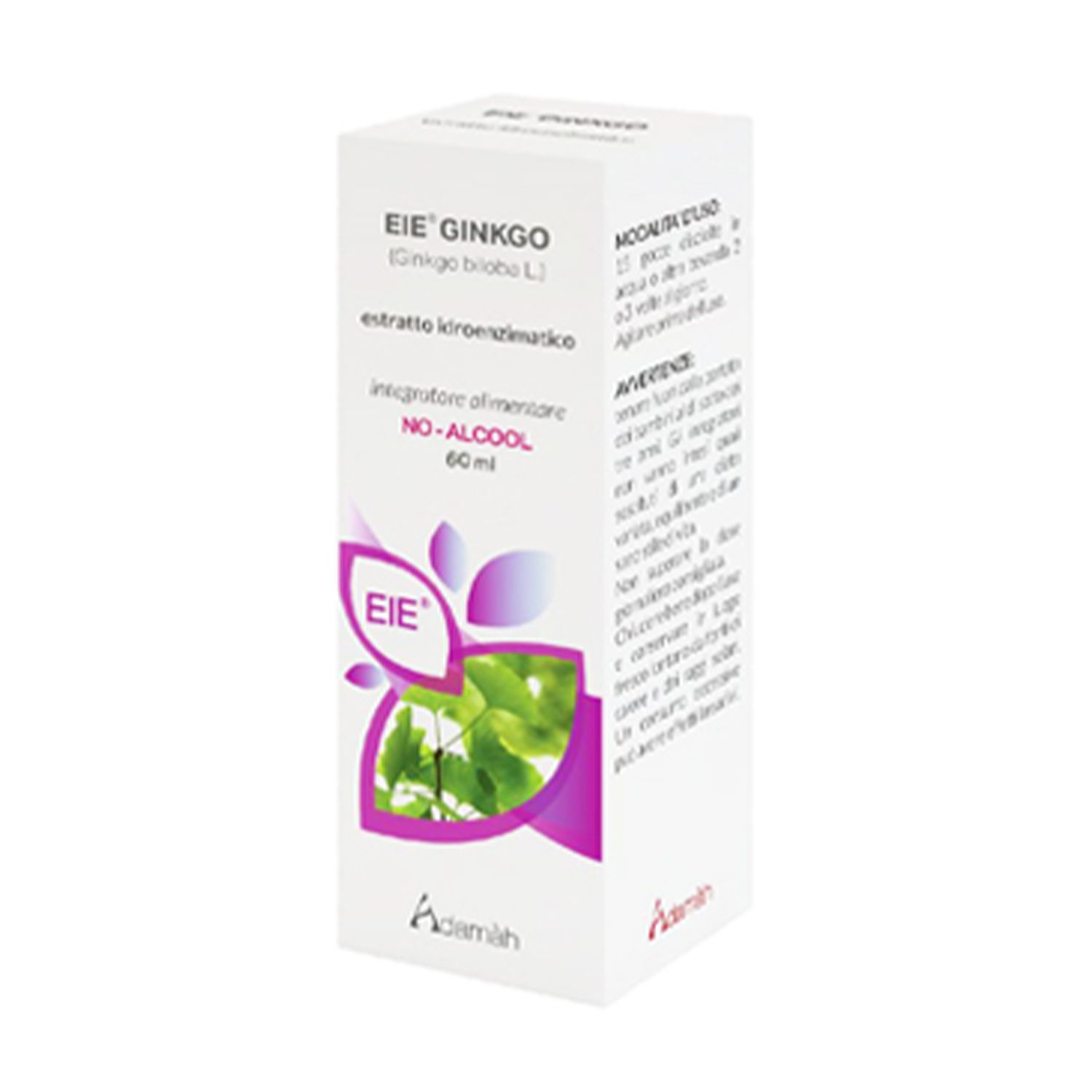 Eie Ginkgo Estratto Idroenzimatico Integratore Gocce 60ml