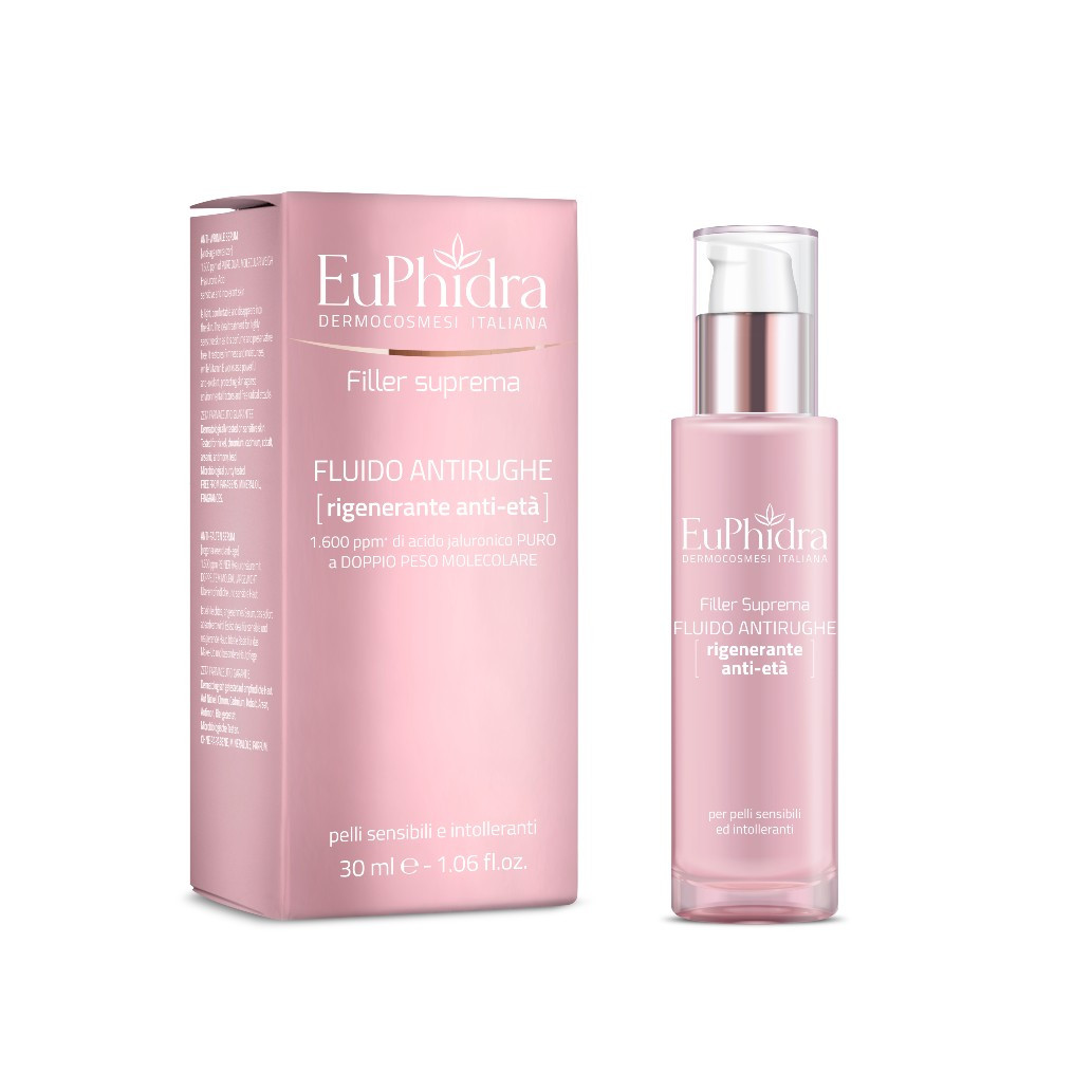 Euphidra Filler Suprema Fluido Contro le rughe Pelli Sensibili 30ml