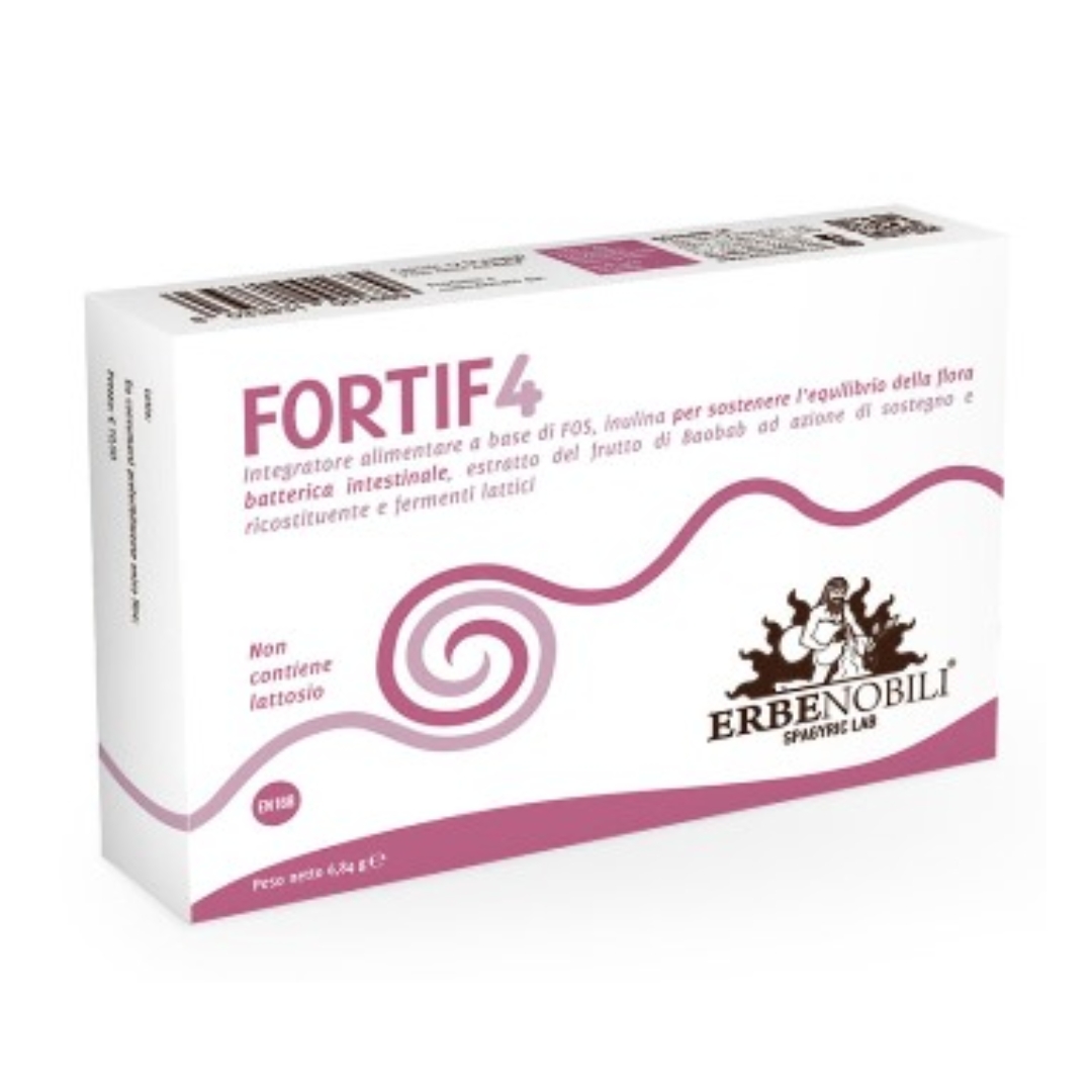 Fortif4 Integratore Per Flora Batterica Intestinale 12 Capsule