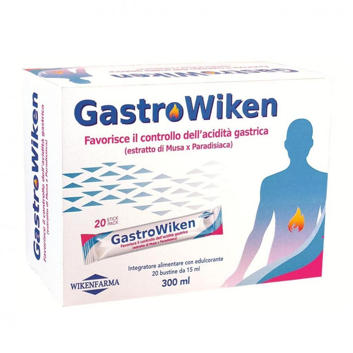 Gastrowiken Integratore Acidità Di Stomaco 20 Bustine Da 15ml