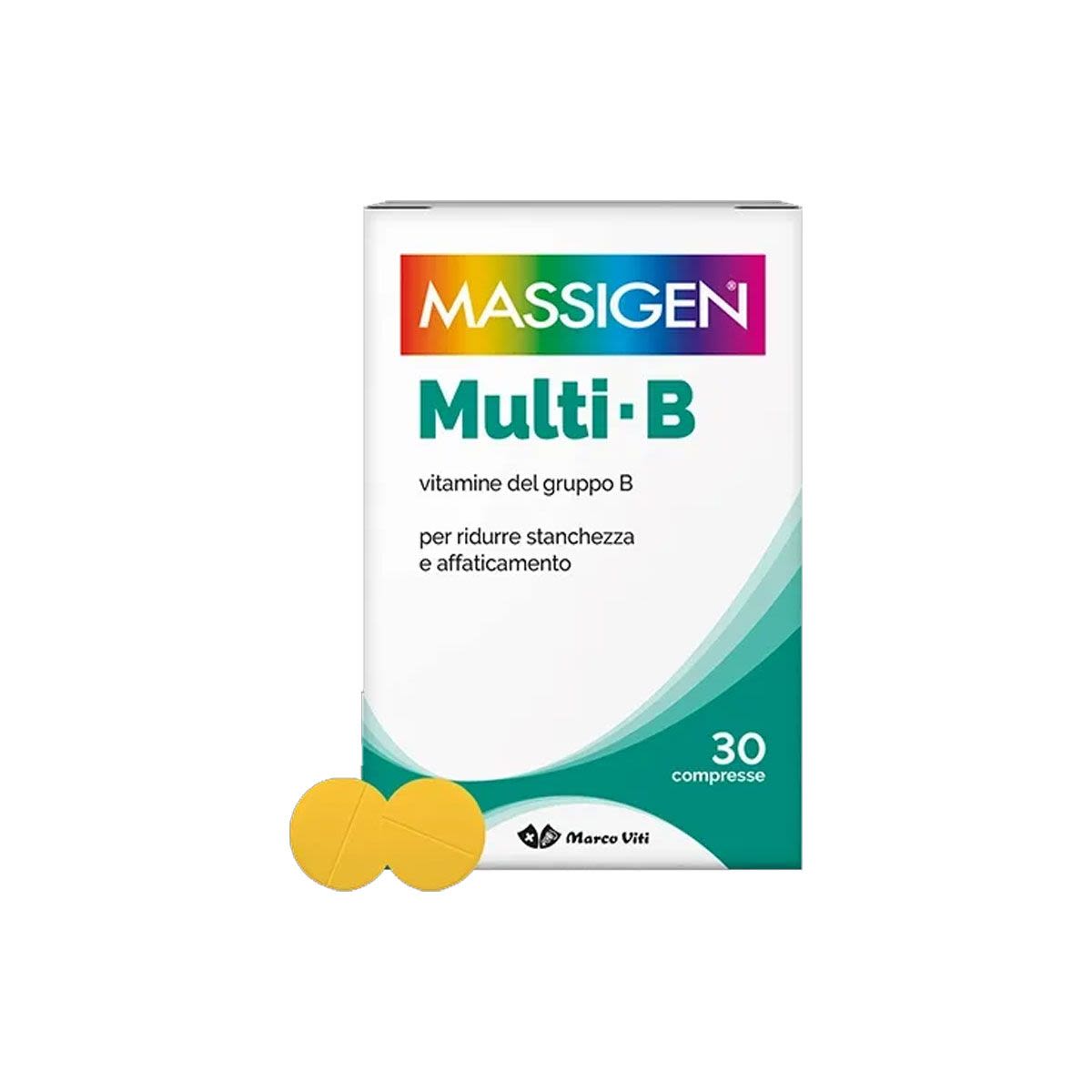 image - 930629910 - Massigen Multi B Integratore Vitamine B 30 compresse - 7875362_2.jpg