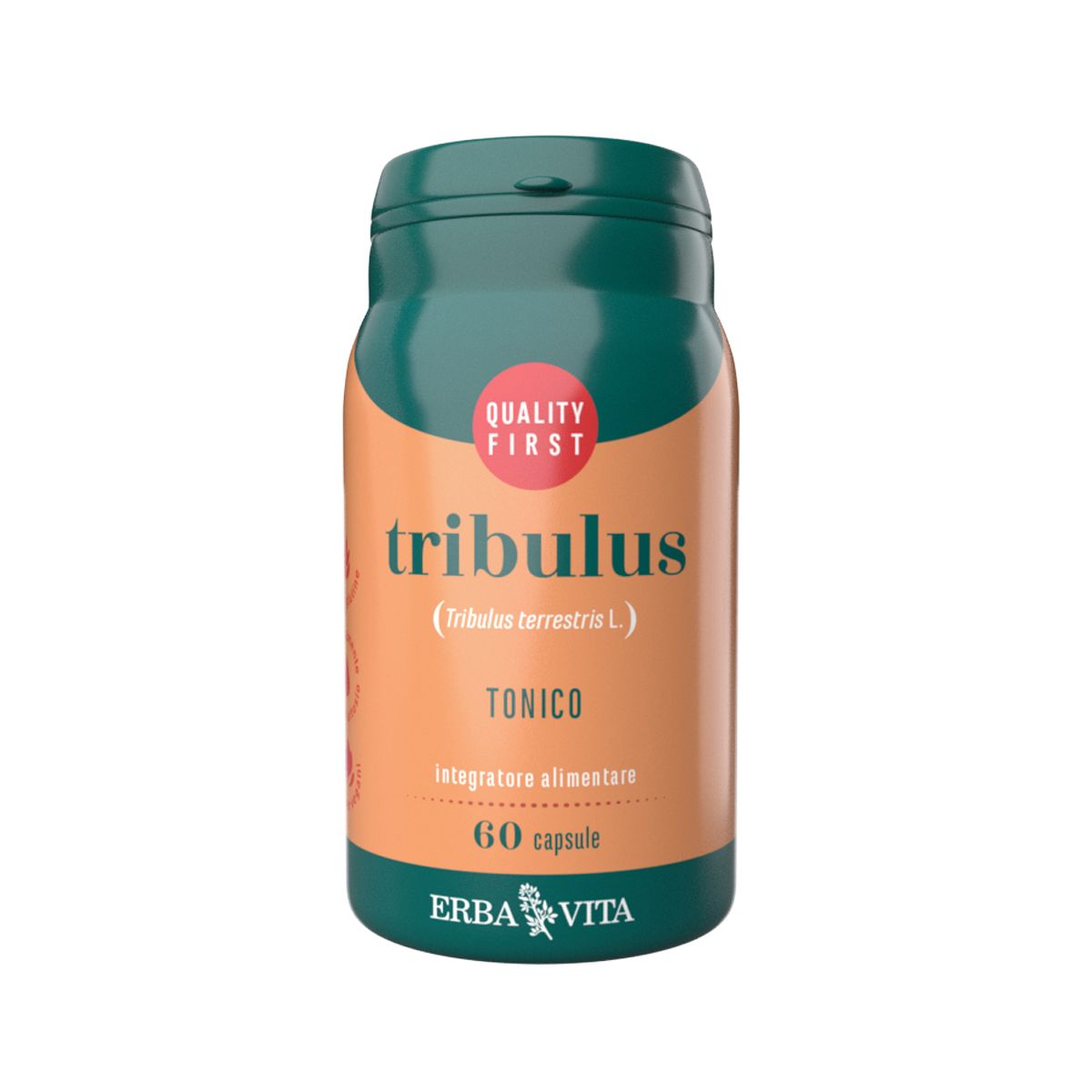 Erba Vita Tribulus Terrestris Integratore Energetico 60 Capsule