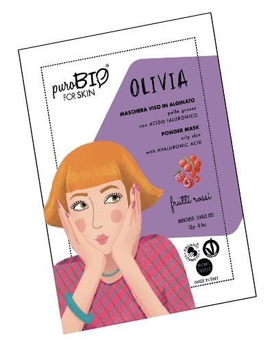 Purobio For Skin Olivia Maschera Viso Frutti Rossi 13g