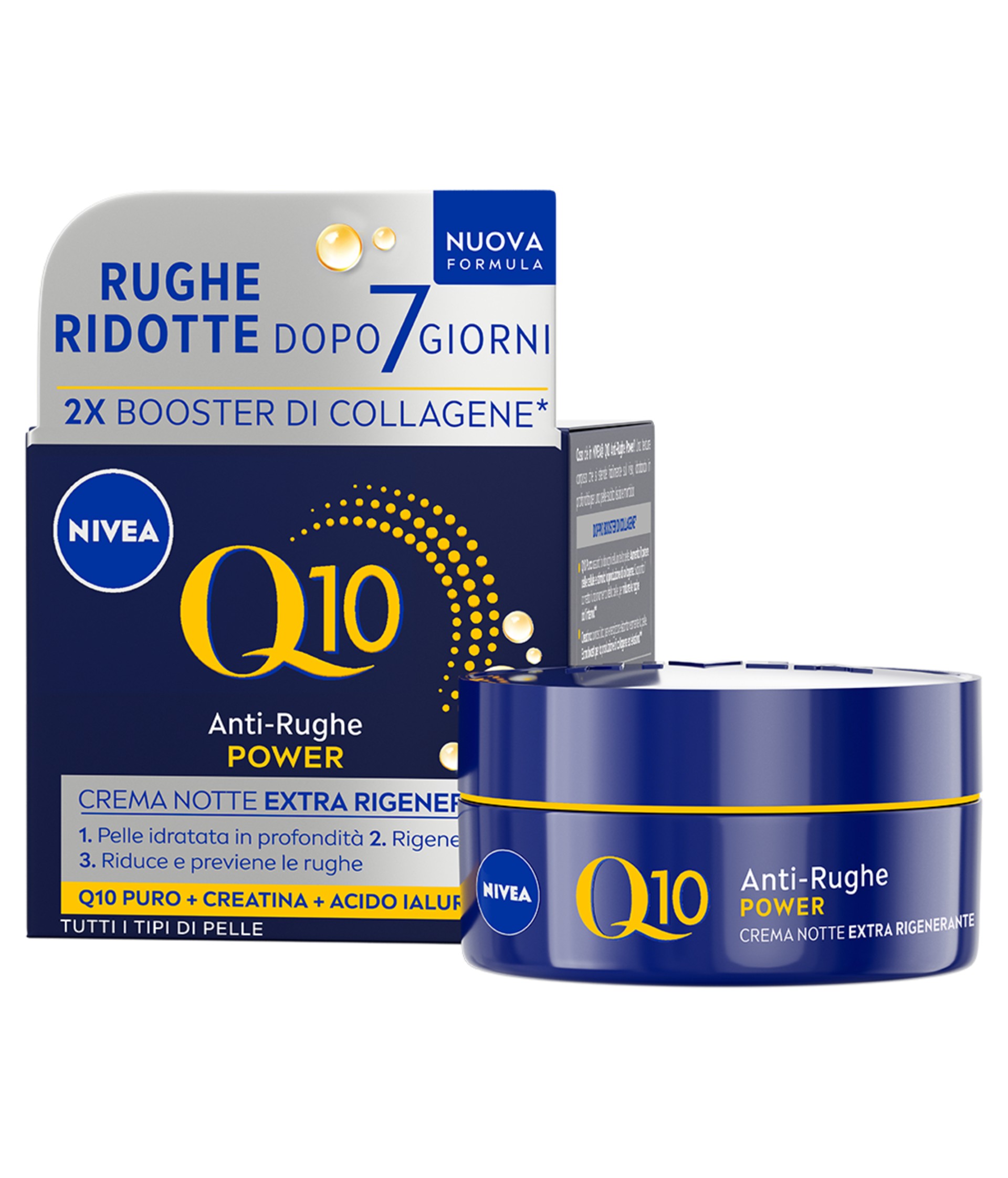 Nivea Q10 Anti-rughe Power Crema Viso Notte Extra Rigenerante 50ml