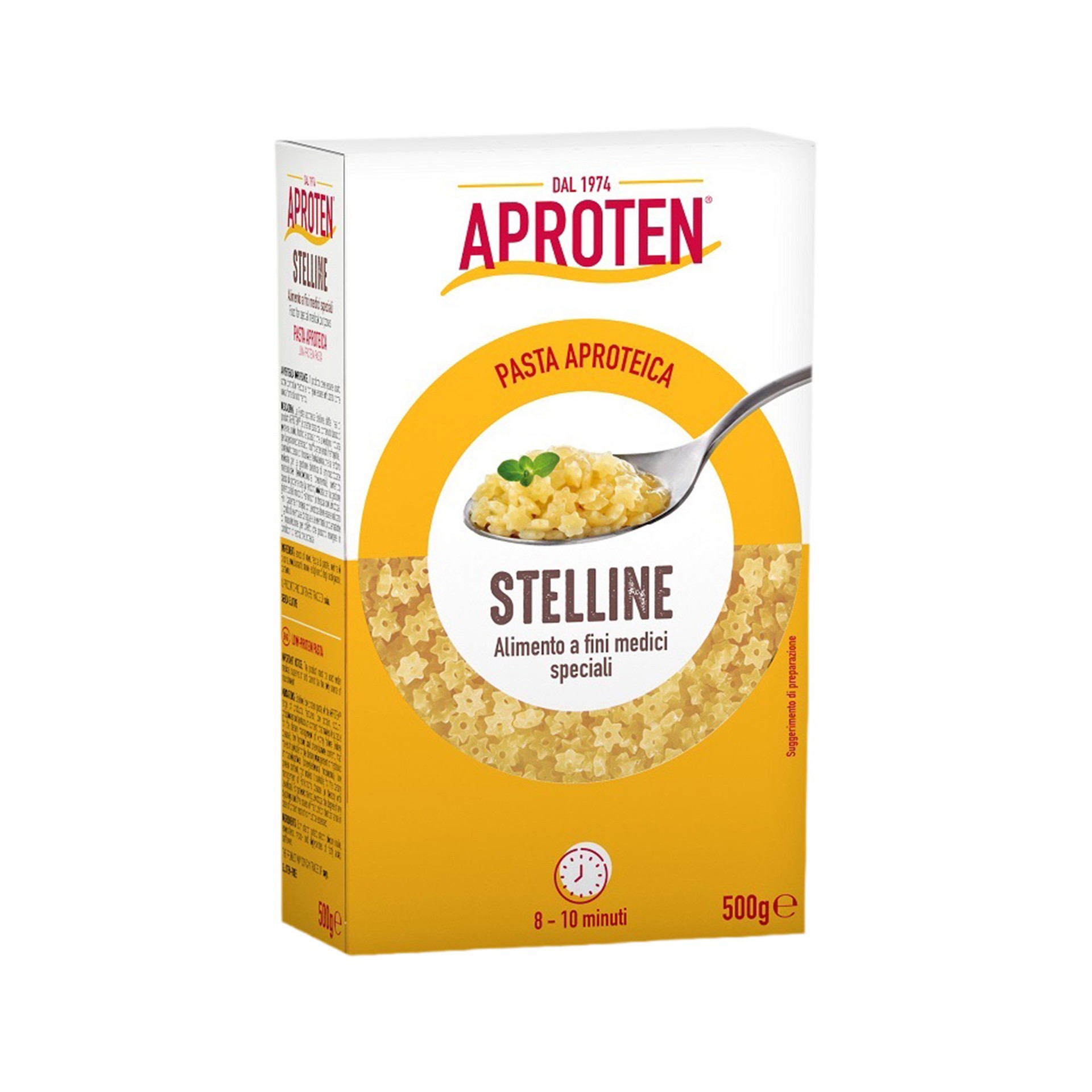 image - 987320456 - Pasta aproteica in formato stelline, ideale per minestre e brodi, con basso contenuto di proteine, sodio, fosforo e potassio. - 4866330_2.jpg