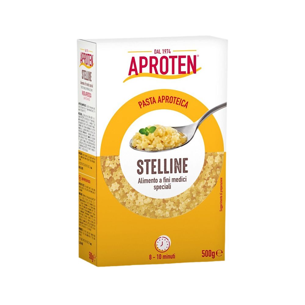 image - 987320456 - Pasta aproteica in formato stelline, ideale per minestre e brodi, con basso contenuto di proteine, sodio, fosforo e potassio. - 4866330_2.jpg