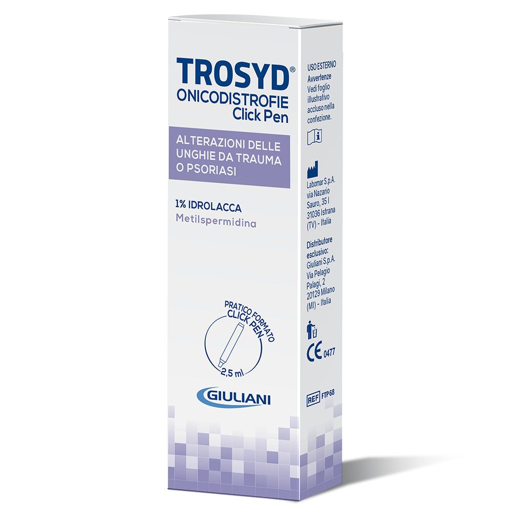 Trosyd Onicodistrofie Click Pen Penna Benessere Unghie 2,5ml - Top Farmacia
