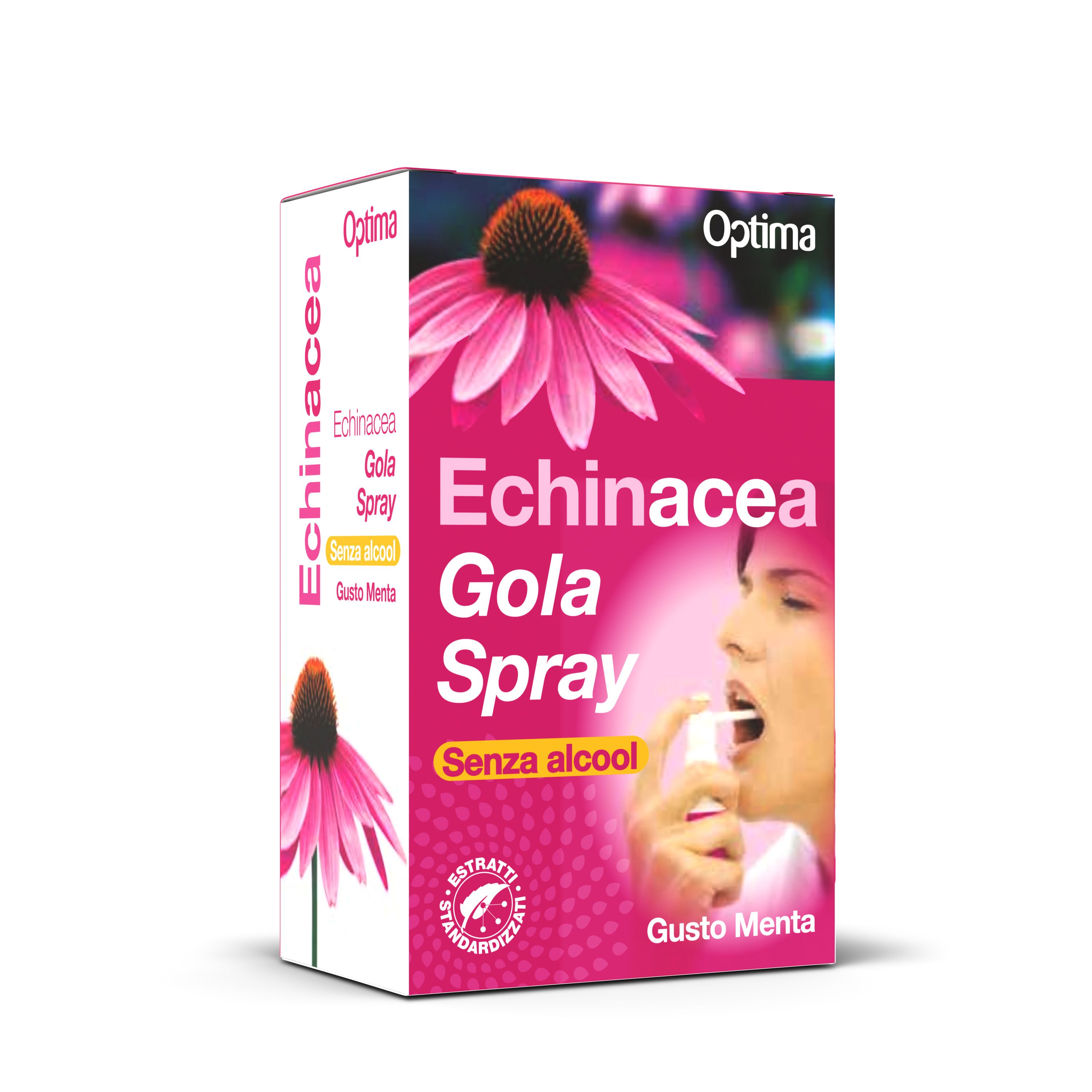 Optima Echinacea Gola Senza Alcool Gusto Menta Spray 20ml