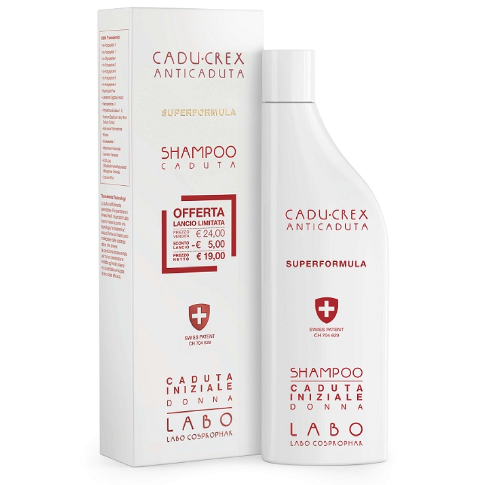 950906851 - SHAMPOO CADU-CREX CADUTA SUPERFORMULA CADUTA INIZIALE DONNA 150 ML - 4830836_1.jpg