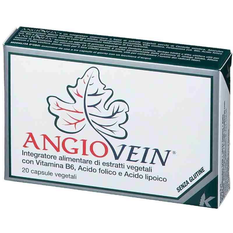 Angiovein Integratore Microcircolo 20 Capsule Vegetali