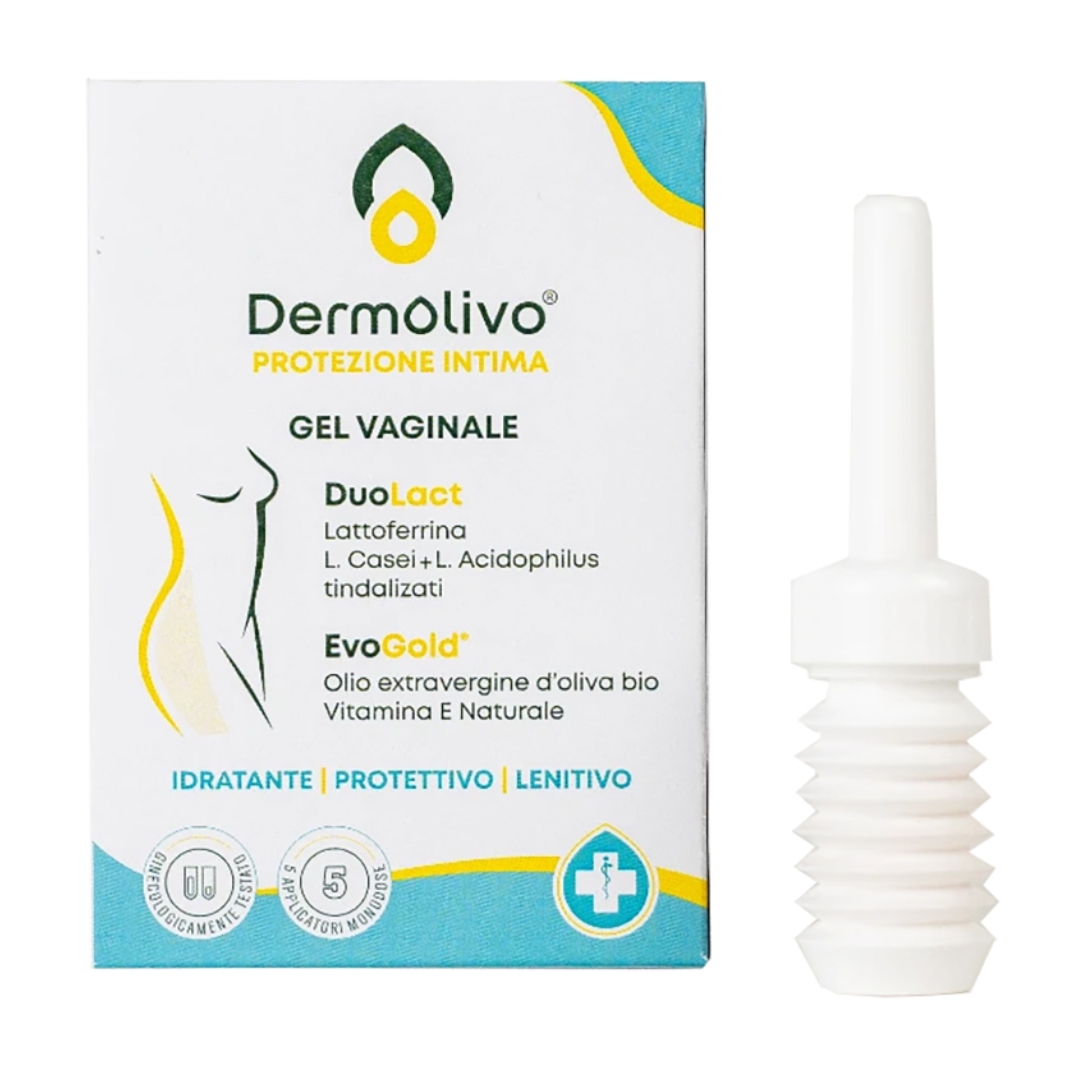 Dermolivo Protezione Intima Gel Vaginale Idratante E Protettivo 5 Flaconi