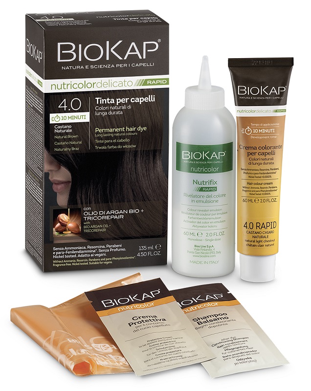 image - 940472006 - BIOS LINE  BIOKAP NUTRICOLOR DELICATO RAPID TINTA 4,00 CASTANO NATURALE 135 ML - 4863319_1.jpg