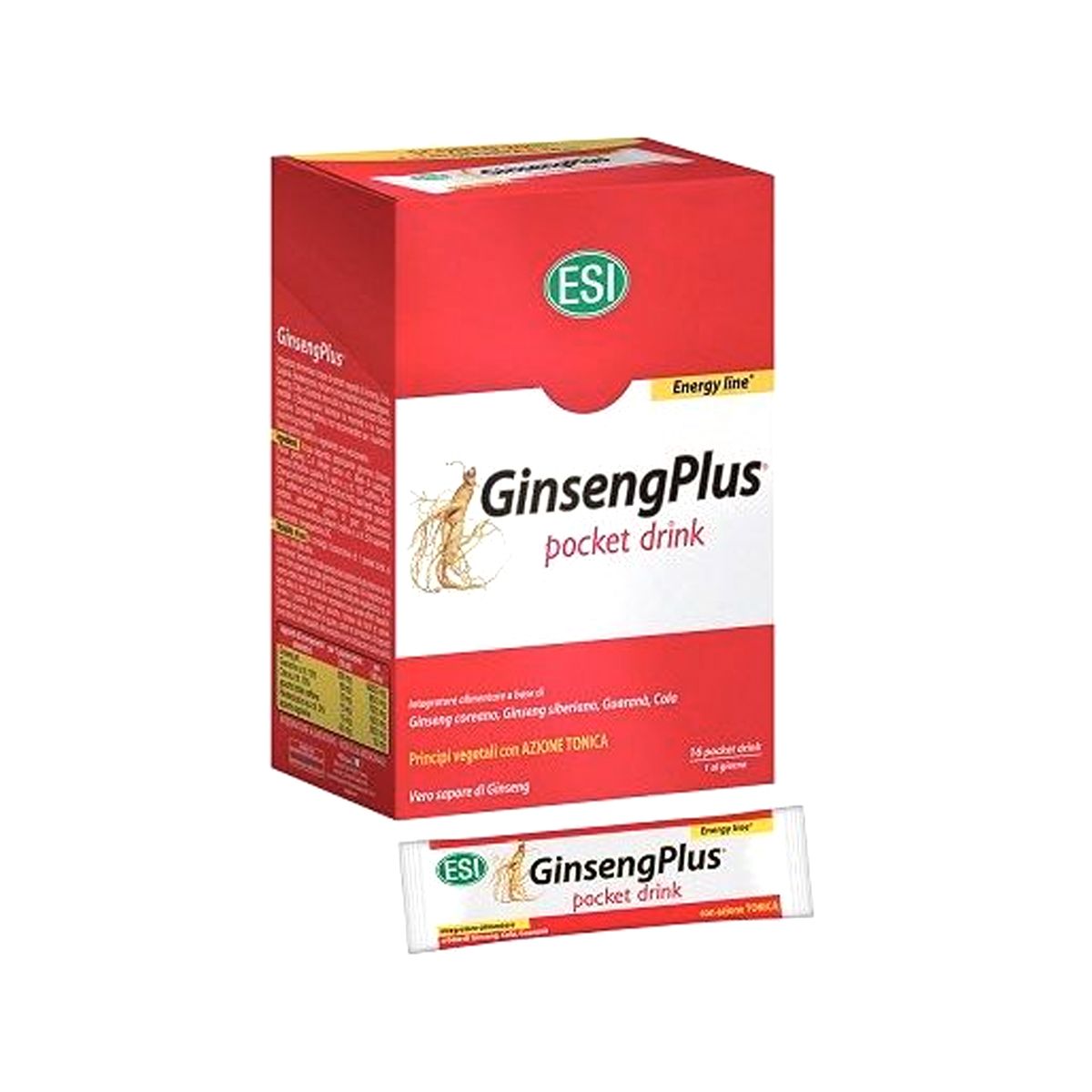 Esi Ginsengplus Integratore Energetico 16 Pocket Drink