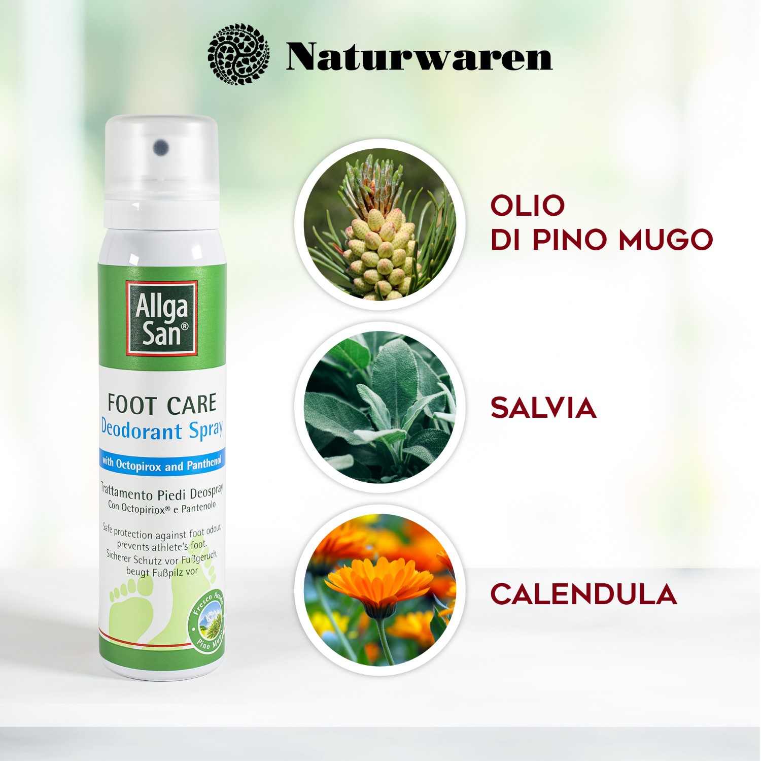 Allga San Trattamento Piedi Deodorante Spray 100ml - TuttoFarma